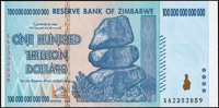 2008年辛巴威(ZIMBABWE)100兆紙幣3枚,史上最高面額紙幣,全新(Page 112)
