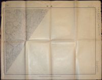 (1927年)昭和2年大日本帝國陸地測量部發行-臺灣新竹州:苗栗郡.大湖郡《紙湖》黑白地圖(46*58cm),摺痕,複刻版