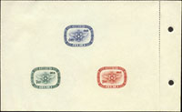紀43A.軍人節小全張,帶裝訂邊(齒折),左下微波浪狀,VF-F(Page 247)