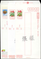 樣張三封:花卉90年版及91年版國內掛號各一封,中華民國91年全國郵展限時專送郵資封(Page 260)