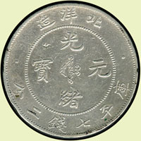 北洋造光緒29年七錢二分銀幣,正.背面戳記,VF-XF;註:資深藏家徐祖欽先生舊藏(Page 8)