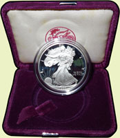 美國(AMERICA)1993年鷹揚ONE DOLLAR 1盎司紀念銀幣,原盒裝,PROOF(Page 35)