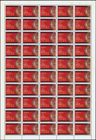 澳門(MACAU)1994年教堂窗畫與宗教藝術新票6全1版及半版,共75套,面值計MOP$862.5元,原膠,全張對折,少數齒淡黃,VF-F