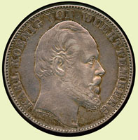 德意志帝國-符騰堡1871年法普戰爭紀念銀章,少見品,重18.5克,XF(Page 41)