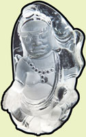 天然水晶-黃財神擺件,高8cm*寬4.2cm*深2.7cm,重約138克(Page 80)