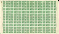 儲1.第一次正版儲金(國父像)1全200枚全張,折版,VF-F(Page 155)