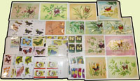 1958~2010年各國蝴蝶專題郵票一組,含新票510枚(約96套),小全張139張,國家包括有:賽舌爾群島,毛求里斯,加拿大,牙買加,斯威士蘭,古巴,蒙古,不丹,多有重複,大多數保存佳,VF-F;請網上瀏覽(Page 250)