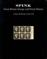 外國郵票拍賣目錄共4本,包括:(1)SPINK London 1998年6月英國郵品及郵史專拍;(2)SPINK London 2001年9月『Cawardine』收藏-英國郵票及信封專拍;(3)SPINK London 2002年5月『Sayeed』收藏-英國雕刻版郵票及信封專拍;(4)HARMERS 2006年5月『LANTERNA』收藏-英國郵集專拍;以上均收錄黑便士.藍便士.紅便士等古典票,大部份為郵票,少部份信封,珍罕品多,市場價值高(一枚原膠寬邊黑便士極過萬美元),16開平裝全彩印刷,總重約1.53公斤(Page 267)