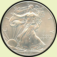 國外錢幣2枚:(1)美國(AMERICA)2014年鷹揚ONE DOLLAR銀幣,UNC;(2)荷蘭(NETHERLANDS)1979年烏得勒支聯盟400週年紀念日2.5 GULDEN鎳幣,XF(Page 46)