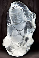 天然水晶-黃財神擺件,高8cm*寬4.2cm*深2.7cm,重約138克(Page 83)
