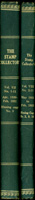 1930-1932年《THE STAMP COLLECTOR'S》第7卷1-11期;第8卷2-11期合訂精裝各1冊,共2冊,封皮及內頁黃斑.折.破損.蛀,保存尚可,重約1.13公斤