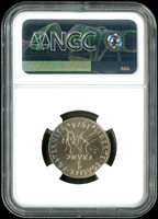 法國(FRANCE)加厚幣二枚:(1)1974年1F鎳幣,NGC PF#68;(2)1974年1C鉻鋼幣,NGC PF#68 CAMEO(Page 27)