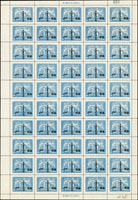 紀台1.國民大會加蓋限台灣貼用4全50枚全張,折版,VF(Page 187)