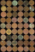 清代及民國十文銅幣一組共100枚,品種豐富或有參考品,流通普品(Page 20)