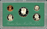 美國(AMERICA)1997年精鑄流通套幣,含1分~半元計5枚流通幣,原裝盒,證書,PROOF(Page 53)