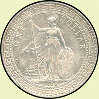 1908年英國貿易銀站洋壹圓銀幣,邊敲,XF(Page 56)