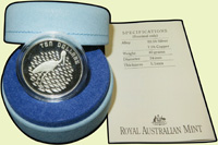 澳洲(AUSTRALIA)鳥類系列1991年鵜鶘40克加厚紀念銀幣,原裝盒.證書,PROOF(Page 41)