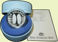 澳洲(AUSTRALIA)鳥類系列1992年企鵝40克加厚紀念銀幣,原裝盒.證書,PROOF(Page 41)