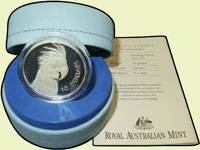 澳洲(AUSTRALIA)鳥類系列1993年鸚鵡40克加厚紀念銀幣,原裝盒.證書,PROOF(Page 41)