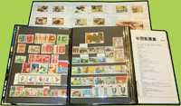 大陸郵品一組,包括:(1)集郵冊1本,整理整齊,含新票285枚,舊票1072枚(多為近期票或民居),近期未銷戳小全張11枚,銷戳小全張1枚,紀念張4枚,少數新票成套,含:N86-90.特75.T99.J120.1997-10.1997-13m.1996-26m.1996-4m.1997-10m等,品像混和,多重複,少數舊票破損,F-VF;(2)水滸傳郵摺1本,內有T123.T138.T167.1993-10.1997-21.1997-21m各1套新票,VF;(3)1994年中國郵票集專冊1本,內含全年度郵票.型張,VF-F