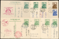 1958~1962年台灣本地實寄郵資片75片,其中69片收件人或寄件人為集郵家張愷升,多數有到戳,歡迎至官網瀏覽全貌