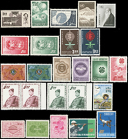 民國51~52年台灣郵票23套,除鄭成功復臺三百週年為橫雙連外,其餘不重複,缺帝王.儲金票成全年度,無小全張,其中招商局九十週年背齒緣淡黃,其餘VF;歡迎至官網瀏覽全貌(Page 199)