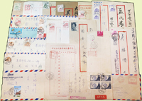 1958~1972年國內互寄封21封,泰國寄台北封1封,半數有到達戳,含台北(已一),豐原(已),基隆(未二),豐原(午)等檢查戳,歡迎至官網瀏覽全貌(Page 210)