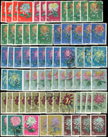 特44.菊花舊票114枚,缺(18-18)可配成套,品像混合,少數背貼,VF-F;歡迎至官網瀏覽全貌(Page 225)