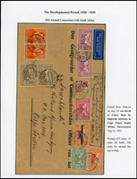 1930-1939年荷屬東印度航空小集,含實寄封20封.實寄風景片1片,部分已黏貼於展頁上;林茂興舊藏(Page 236)