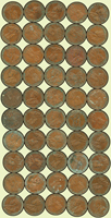 香港1931~1933年喬治五世一仙銅幣共50枚,VF-XF(Page 29)