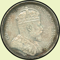 海峽殖民地(Straits Settlements)1904年壹圓,1909年10分,共2枚銀幣,XF-AU(Page 30)