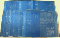(1954-1957年)昭和29~32年日本國有鐵道施設局特殊設計室圖稿(80*56cm)30張不同,均四折,保存尚可(Page 84)