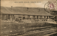 蓋銷片3片:(1)鎮江金山寺,貼蟠龍半分1枚,蓋銷鎮江漢英小圓戳;(2)南京風景片,貼蟠龍半分1枚,蓋銷南經27.NOV.09漢英小圓戳;(3)威海衛皇家海軍陸戰隊軍營風景片,貼香港男皇1先1枚,蓋銷劉公島AU.15.1911英國客郵戳(Page 7)