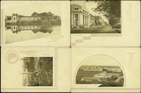 風景片8片,含:武漢三鎮江岸4片不同,作仿中國人,公主嶺公園,中國人飲食,滿洲獨立守備隊司令部(Page 49)