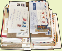 1976~2022年各國寄台灣實寄封共185封,貼票精彩,其中含寄總統府印刷品封4件,寄件國家包括有:日本.法國.美國.德國.澳洲.烏拉圭.捷克.瑞士.紐西蘭.西班牙.阿曼.以色列.加拿大.印尼.荷蘭.羅馬.義大利.巴基斯坦.丹麥.立陶宛等,歡迎至官網瀏覽全貌,收件人:林茂興(Page 55)