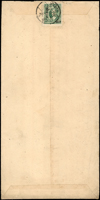 老台幣第11期平信郵資(38.3.1-38.4.12):1949年台北寄本埠封,背面貼常台6.300元1枚,銷台北卅八年三月一日;調資首日貼用前一期資費,未做欠資處理(Page 66)