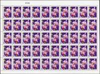 專7.臺灣花卉(47年版)新票4全1大全張50套,原膠折版,軟印痕,VF(Page 84)