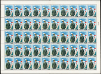 專8.玉照閱兵新票1全2版,共100套,原膠折版,對摺處頂邊淡黃,背面淡斑或局部齒淡黃,VF-F(Page 84)