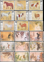 民國60~64年台灣郵票67套不同,無連刷古畫票及小全張,幾近全年度,包括有:臺灣貝殼.臺灣獸類.建國六十年國慶.十駿犬.一輪鼠.清瓷.莊敬自強.先聖先賢.明瓷.民俗(62年版).臺灣手工藝產品.曾文水庫落成.駿馬圖古畫(連刷撕開).扇面古畫等等,除中國民間故事(63年版)背嚴重黃斑外,其他少數套齒緣淡黃,多數保存佳,VF-F;歡迎至官網瀏覽全貌