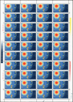 新中國T票版張5版,均為新票,包括:(1)T78.九星會聚1全1版40套,原膠挺版,VF;(2)T106.熊貓4全1版50套,原膠挺版,(4-2)(4-4)背面少許淡黃,VF-F;(3)T107.一輪虎1全3版,共240套,原膠挺版,其中2版背面少數齒淡黃,VF-F