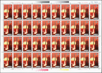 新中國T票版張7版,均為新票,包括:(1)T108.航天6全1版40套,原膠挺版,(6-6)背面左上1枚沾墨痕,(6-4)背面上邊中央微沾正面紅棕色,VF-F;(2)T124.一輪龍1全3版,共240套,原膠折版,VF;(3)T127.環境保護4全3版,共30套,原膠挺版,VF