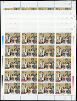 新中國1992年新票版張10版,均原膠挺版,包括:(1)1992-6.聯合國人類環境會議20週年1全2版,共100套;(2)1992-9.三國演義(三)4全5版,共100套;(3)1992-2.鸛2全2版,共80套;(4)1992-10.中日邦交正常化20週年2全1版50套;VF