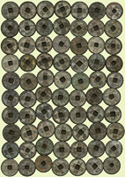 北宋小平錢共332枚,包括:天聖元寶151枚,嘉佑元寶113枚,紹聖元寶68枚,品相混合,部份重複,或有參考品,F-VF;總重約1195克,歡迎至官網瀏覽全貌(Page 3)