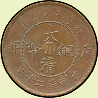 大清銅幣丙午戶部二十文,中心川,龍麟清晰,AU(Page 16)