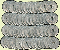 法屬印度支那1943年1分鋁幣,共60枚,UNC(Page 33)