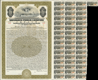 1973年上海電力公司債券$1000元(42*38.3cm),含部分息票,對折,85新(Page 91)